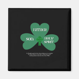 Christlicher St. Patricks Tag religiöse Dreifaltig Magnet