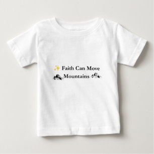 Christlicher T-Shirt 'Glaube kann Berge versetzen'