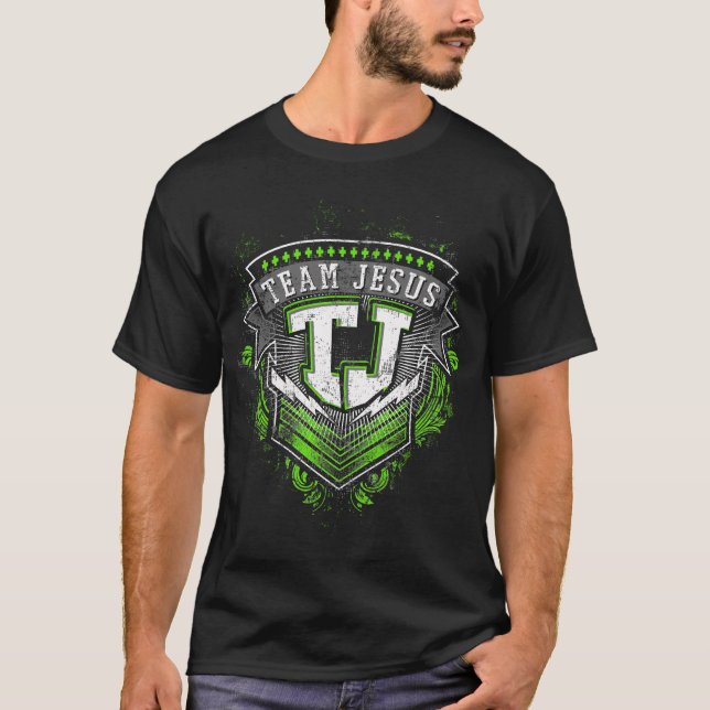 Christlicher T - Shirt: Team Jesus 2 T-Shirt (Vorderseite)