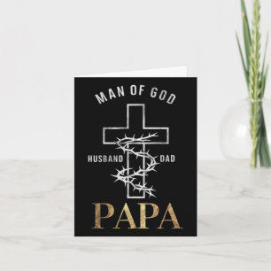 Christlicher Tag der Kreuzblüter Papa Ehemaliger V Karte