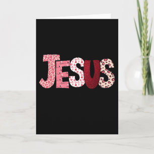 Christlicher Valentinstag Jesus Religiöser Valenti Karte