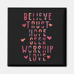 Christlicher Valentinstag Jesus Religiöser Valenti Magnet