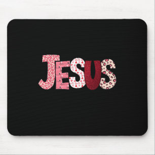 Christlicher Valentinstag Jesus Religiöser Valenti Mousepad