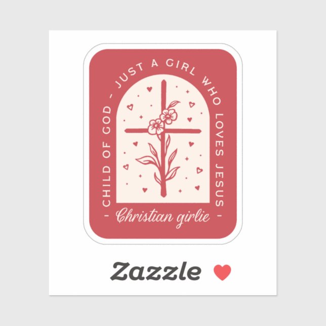 Christlicher Valentinstag lustige Zitate rot Aufkleber (Blatt)