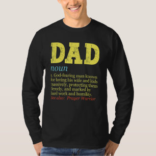 Christlicher Vater Definition Gebet Krieger Treue  T-Shirt