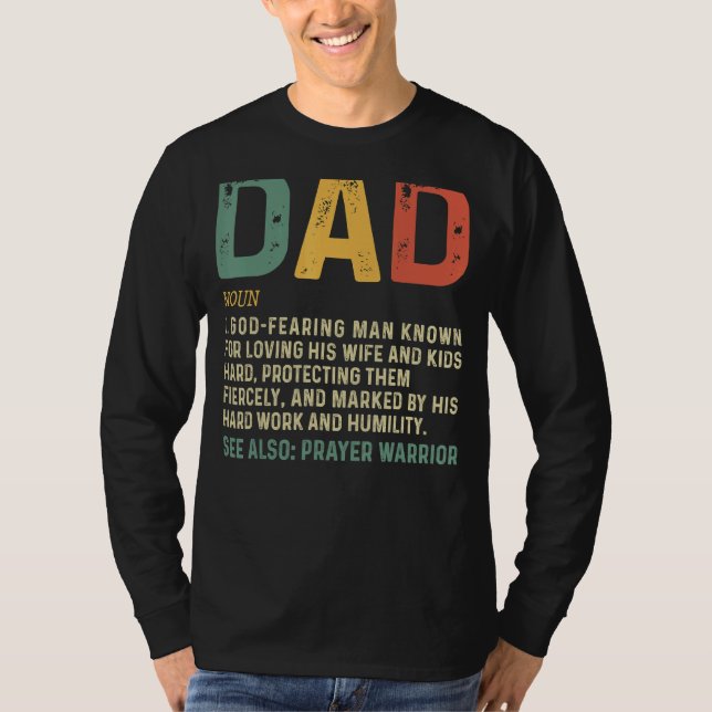 Christlicher Vater Definition Vater 1 T-Shirt (Vorderseite)