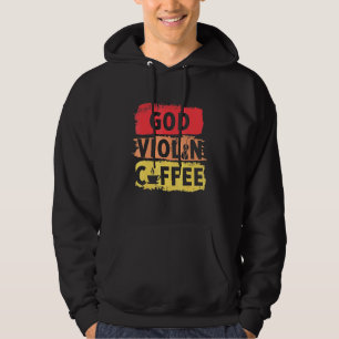 Christlicher Violinist Church Worship Violin Playe Hoodie
