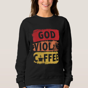 Christlicher Violinist Church Worship Violin Playe Sweatshirt