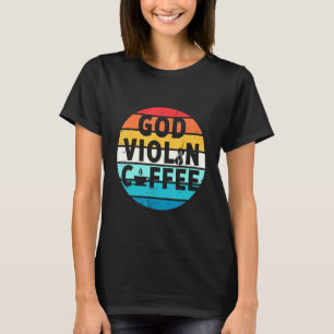 Christlicher Violinist Kirchenanbetung Violinspiel T-Shirt