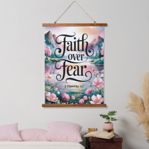 Christlicher Wandbehang für Frauen 'Glaube über An