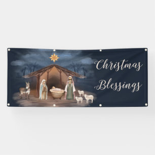 Christlicher Weihnachtsbanner der Nativität Banner
