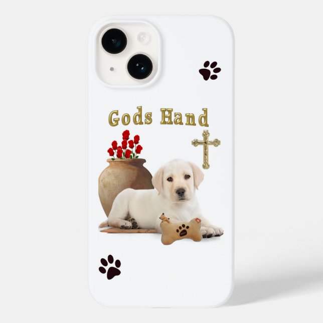 Christlicher Welpe Case-Mate iPhone Hülle (Rückseite)