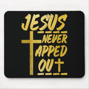 Christlicher Wrestling-MMA-Ringer Jesus Never Tapp Mousepad