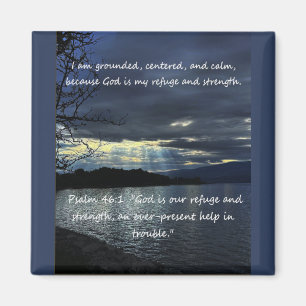 Christliches Affirmationsangebot und entsprechende Magnet