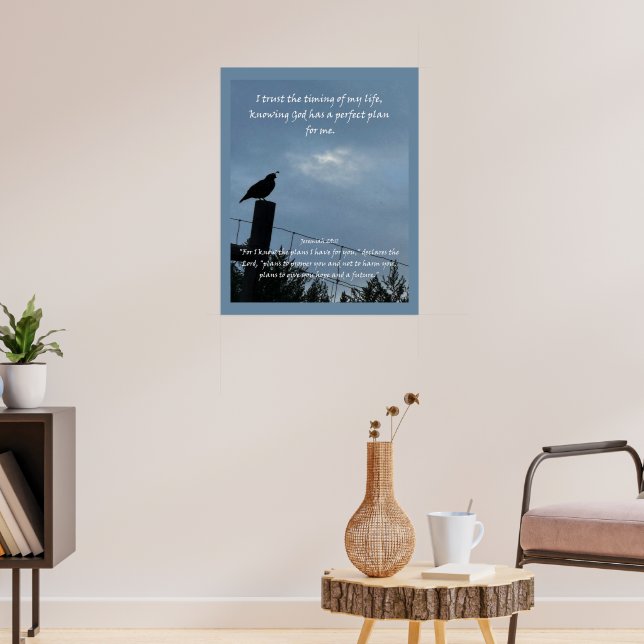 Christliches Affirmationsangebot und entsprechende Poster (Wohnzimmer 3)