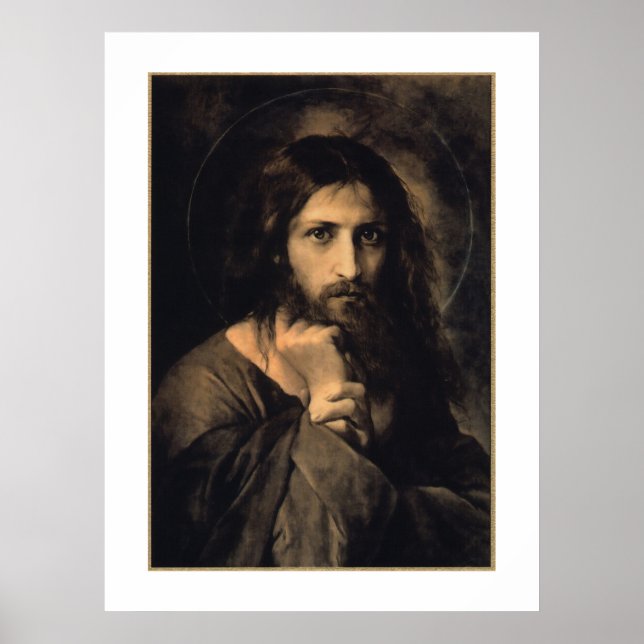 Christliches Andachtsbild Poster (Vorne)