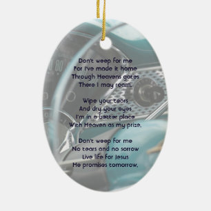 Christliches Andenken Antique Autos Keramik Ornament