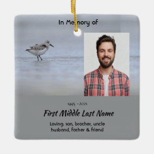 Christliches Andenken Sandpiper Strandvogel Keramikornament