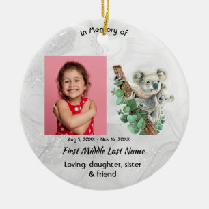 Christliches Andenken Süßer Koala Kinder Keramik Ornament