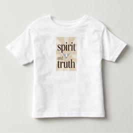 Christliches Baby-T-Shirt Geist und Wahrheit Kleinkind T-shirt