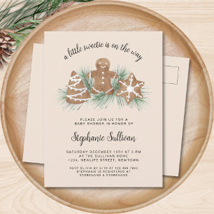 Christliches Babyshower Einladungspostkarte