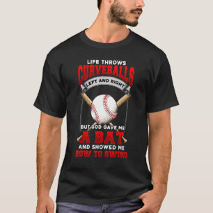 Christliches Baseballspiel für Inspiration und Spo T-Shirt