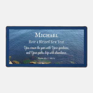 Christliches Bibelmeer im Neujahr gesegnet Schreibtischunterlage