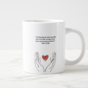 Christliches Bibelvers-Tasse Ermutigungsgeschenk Jumbo-Tasse