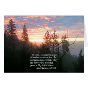 Christliches Bibelverse Sonnenaufgang Landschaft