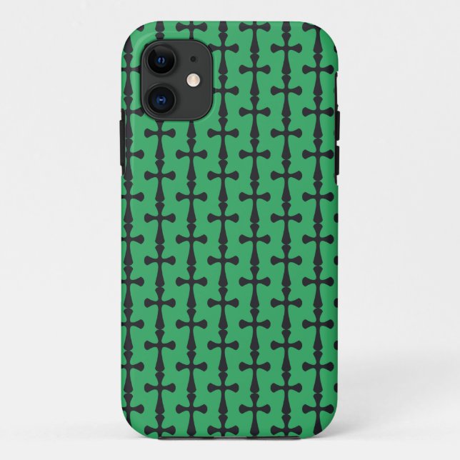 Christliches blaues Kreuz Case-Mate iPhone Hülle (Rückseite)