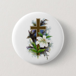 Christliches Button des Kreuz-2