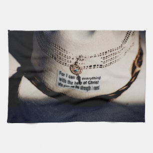Christliches Cowboy-Küchen-Tuch Geschirrtuch