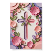 Christliches Cross Poster Print Ai Design