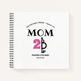 Christliches Custom Baby Prayers Predicancy Journa Notizbuch