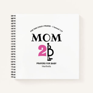 Christliches Custom Baby Prayers Predicancy Journa Notizbuch