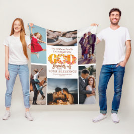 Christliches Dankfest Glaubensbibel-Zitat Fleecedecke