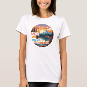 Christliches Design der Feith Move Mountains T-Shirt