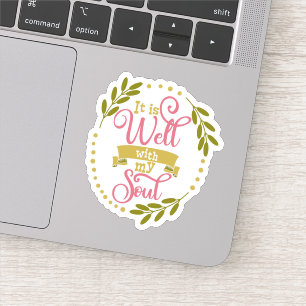 Christliches Design - gut mit meinem Soul Aufkleber