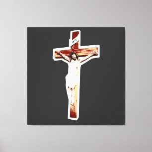 Christliches Emblem Christus Leinwanddruck