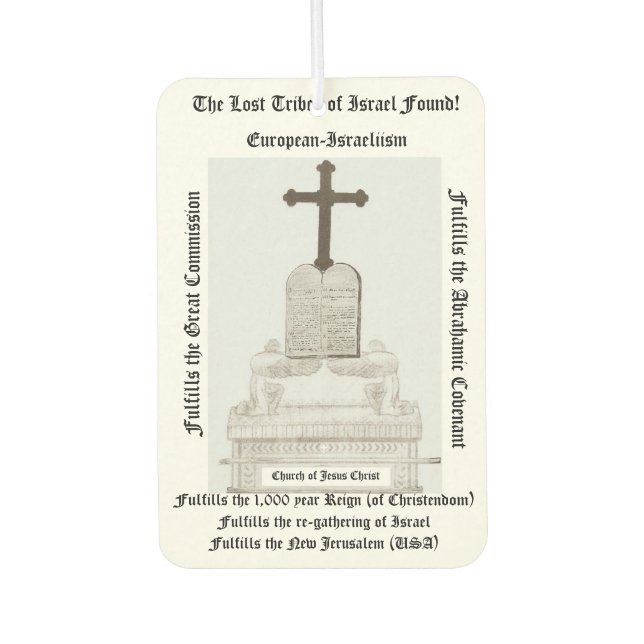 Christliches Erbe Autolufterfrischer (Vorderseite)