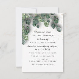 Christliches Erlebnis der ersten heiligen Kommune Einladung