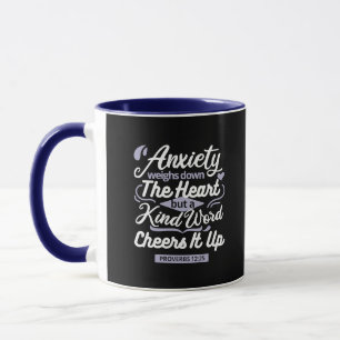 Christliches Ermutigungszitat – Angst & Freundlich Tasse