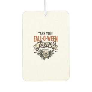 Christliches Fall-O-Ween Jesus Vintage Gravur Shir Autolufterfrischer