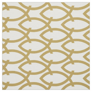 Christliches Fischmuster Stoff