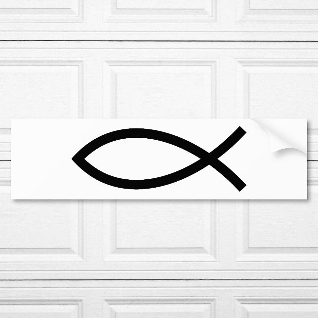Christliches Fischsymbol Ichthys Autoaufkleber (Von Creator hochgeladen)
