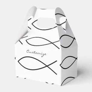 Christliches Fischsymbol Ichthys Thunder_Cove Geschenkschachtel