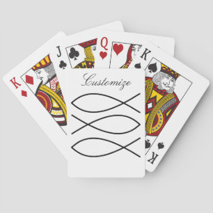 Christliches Fischsymbol Ichthys Thunder_Cove Spielkarten