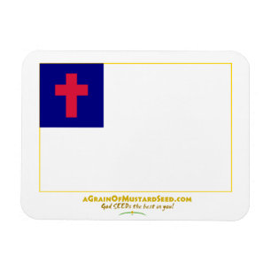 Christliches Flag anpassen Magnet