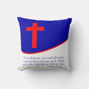 Christliches Flag Inspiriert Kissen