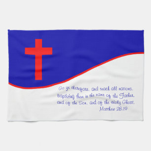 Christliches Flag Inspiriert Küchentuch